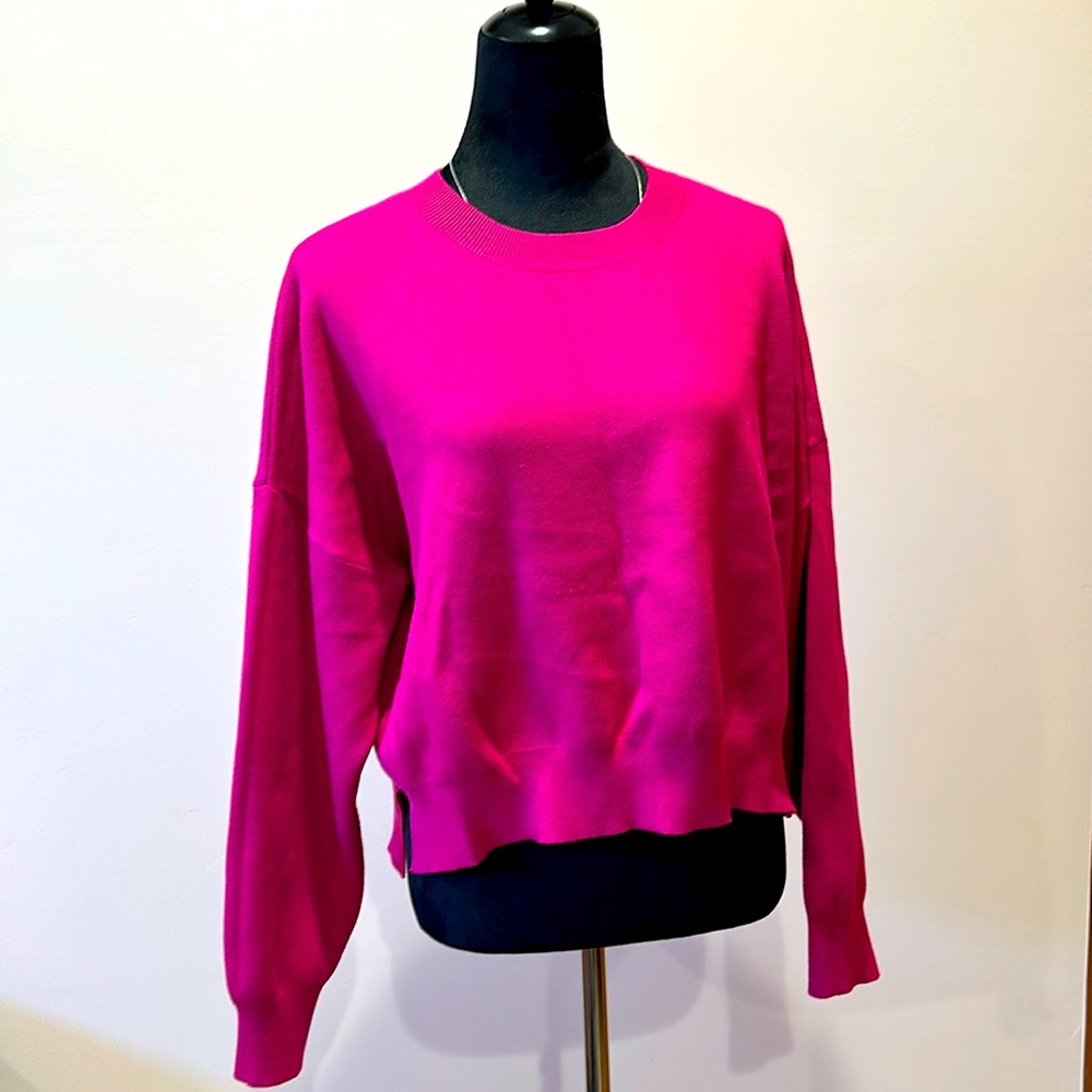 Never fully dressed HOT pink sweater